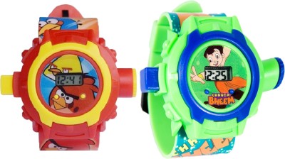 Starro Angry Bird & Chhota Bheem Projector Images Watch  - For Boys & Girls   Watches  (Starro)