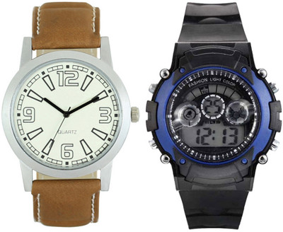 

CM Kids Watch Combo With Premium And Sporty Look LR 0015_ Blue Sport Watch - For Boys