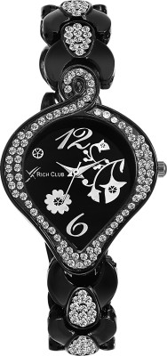 Rich Club RC-1295 Dazzling Black Watch  - For Girls   Watches  (Rich Club)