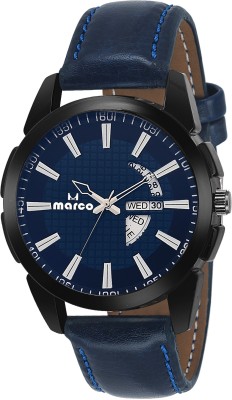 MARCO DAY N DATE MR-GR 6040 BLU BLU Watch  - For Men   Watches  (Marco)