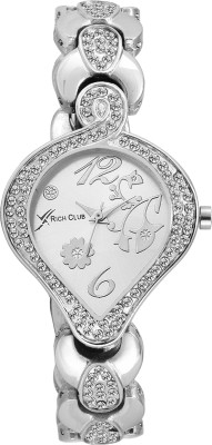 Rich Club RC-1295 Dazzling Silver Watch Watch  - For Girls   Watches  (Rich Club)