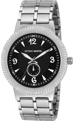 OCTIVO MARTIN OM-PRCH 3001 Black Chronograph Pattern Premium Watch  - For Men   Watches  (OCTIVO MARTIN)