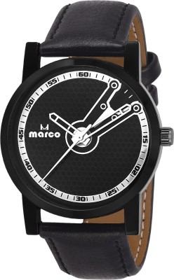 MARCO ELITE MR-GR 114 002 WHT BLK Watch  - For Men   Watches  (Marco)