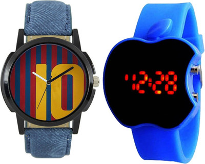 

SRK ENTERPRISE Kids Watch Combo With Stylish And Sporty Look LR 0010_Blue Apple Watch - For Boys