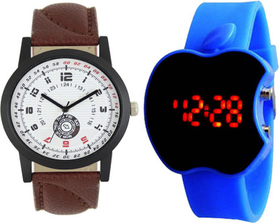

SRK ENTERPRISE Kids Watch Combo With Stylish And Sporty Look LR 0011_Blue Apple Watch - For Boys