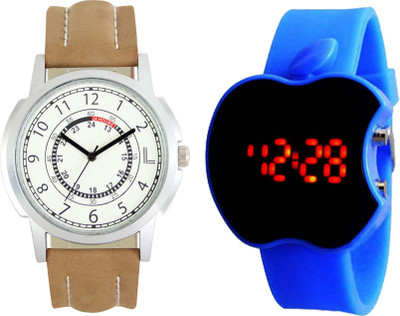 

SRK ENTERPRISE Kids Watch Combo With Stylish And Sporty Look LR 0017_Blue Apple Watch - For Boys