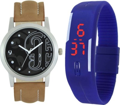 

SRK ENTERPRISE Kids Watch Combo With Stylish And Sporty Look LR 0014_Blue Led Watch - For Boys