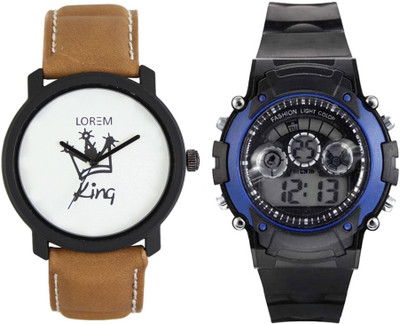 

CM Kids Watch Combo With Premium And Sporty Look LR 0018_ Blue Sport Watch - For Boys
