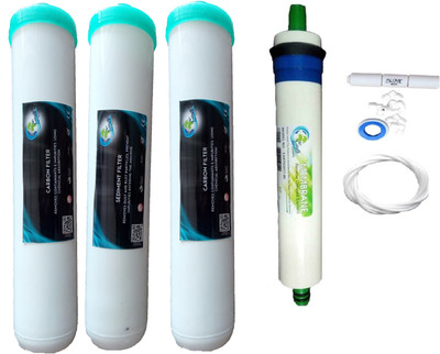 

Earth Ro System 1 Year RO service Kit,Earth 80GPD membrane with Jacco Inline set Solid Filter Cartridge(0.001, Pack of 8)