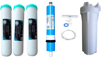 

Earth Ro System 1 Year tfc membrane with Jacco Inline set Solid Filter Cartridge(0.001, Pack of 9)