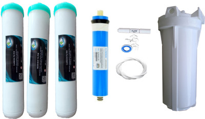 

Earth Ro System 1 Year Vontron membrane with Jacco Inline set Solid Filter Cartridge(0.001, Pack of 9)