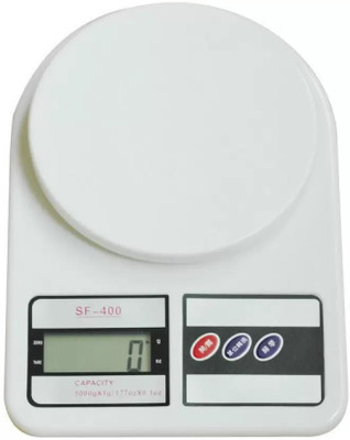 

Kumar Retail 1gm to 10kg Electronic Kitchen Weighing Scale(White)