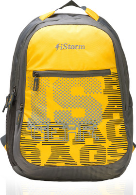 

Istorm IS Gear Yellow & Grey 30 L Backpack(Yellow, Grey), Is-358