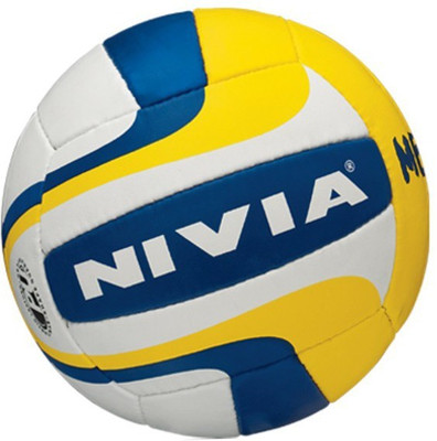 

Nivia Pu Volleyball - Size: (Pack of 1, Multicolor, Multiple
