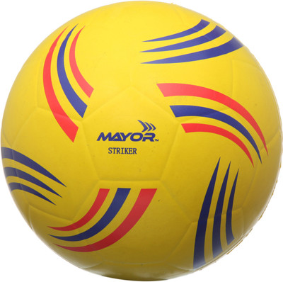 MAYOR Striker Football - Size: 5(Pack of 1, Blue, Yellow) MAYOR Striker Football - Size: 5(Pack of 1, Blue, Yellow)