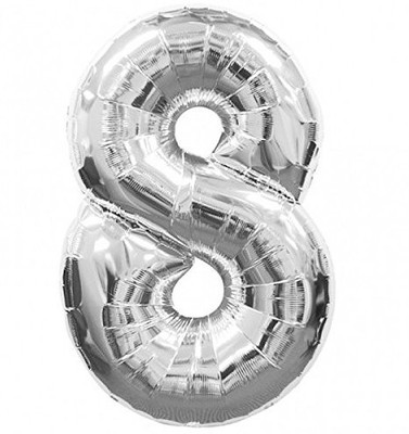 

PARTY PROPZ Solid SILVER FOIL BALLOON 18 INCHS/BIRTHDAY PARTY DECORATION/BIRTHDAY PARTY ACCESSORIES/ BIRTHDAY PARTY SUPPLIES Balloon(Silver, Pack of 1)