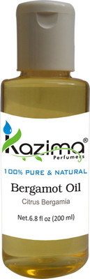

KAZIMA Bergamot Essential Oil (200ML) 100% Pure Natural & Undiluted For Skin care & Hair treatment(200 ml)