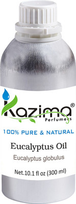 

KAZIMA Eucalyptus Essential Oil (300ML) 100% Pure Natural & Undiluted For Skin care & Hair treatment(300 ml)