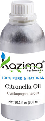 

KAZIMA Citronella Essential Oil (300ML) 100% Pure Natural & Enjoy the Innumerable Benefits of Therapeutic Grade(300 ml)