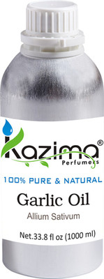

KAZIMA Garlic Essential Oil (1000ML) 100% Pure Natural & Undiluted For Skin care & Hair treatment(1000 ml)