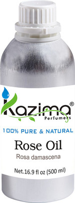 

KAZIMA Rose Essential Oil (500ML) 100% Pure Natural & Undiluted For Skin care & Hair treatment(500 ml)