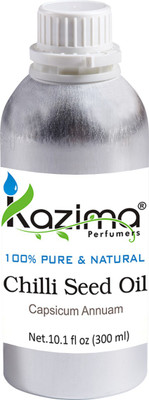 

KAZIMA Chilli Seed Essential Oil (300ML) 100% Pure Natural & Undiluted For Skin care & Hair treatment(300 ml)