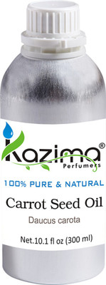 

KAZIMA Carrot seed Essential Oil (300ML) 100% Pure Natural & Undiluted For Skin care & Hair treatment(300 ml)
