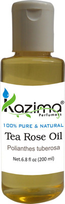 

KAZIMA Tea Rose Essential Oil (200ML) 100% Pure Natural & Undiluted For Skin care & Hair treatment(200 ml)