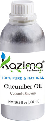 

KAZIMA Cucumber Seed Essential Oil (500ML) 100% Pure Natural & Undiluted For Skin care & Hair treatment(500 ml)