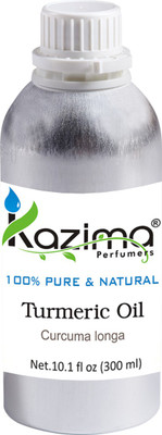 

KAZIMA Turmeric Essential Oil (300ML) 100% Pure Natural & Undiluted For Skin care & Hair treatment(300 ml)
