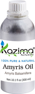 

KAZIMA Amyris Essential Oil (300ML) 100% Pure Natural & Undiluted For Skin care & Hair treatment(300 ml)