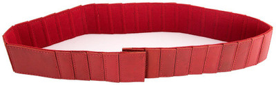 

trysco Girls Evening Red Genuine Leather Belt