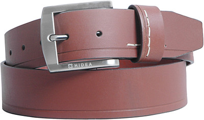

Hidea Men Casual Tan Genuine Leather Belt, Dark tan