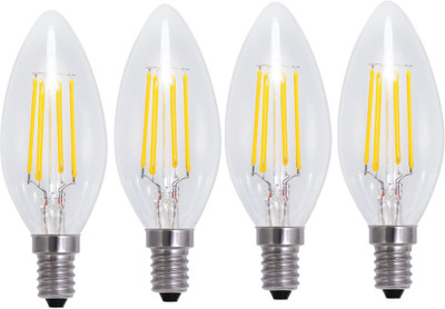 Origin 6 W Basic Candle E14 LED Bulb(White, Pack of 4)