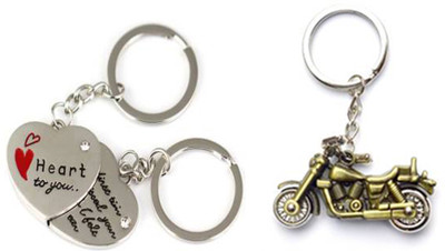 

MGP Fashion Attractive,God,couple,love,cartton,locking,Trendy Love Girl Boy Family Gift Metal Key Chain Combo No.397 Key Chain(Multicolor)