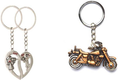 

MGP Fashion Attractive,God,couple,love,cartton,locking,Trendy Love Girl Boy Family Gift Metal Key Chain Combo No.432 Key Chain(Multicolor)