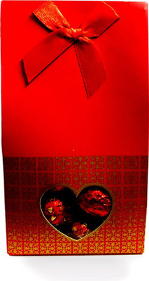 

Mystik Valentines Day Center Heart Shape Red Colour Pack- 15Pc Chocolates Brittles(240 g)