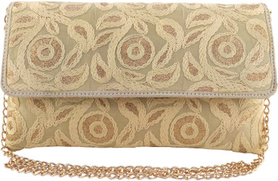 

Anmita Party Gold Clutch