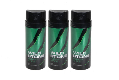 

Wild Stone forest spice Deodorant Spray - For Men(450 ml, Pack of 3)