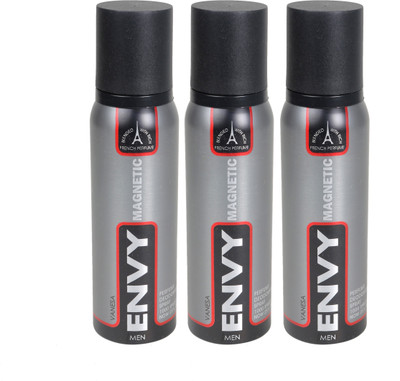 

Envy 1000 magnectic-3 Perfume Body Spray - For Men(450 ml, Pack of 3)