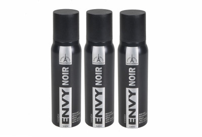 

Envy 1000 noir-3 Perfume Body Spray - For Men(450 ml, Pack of 3)