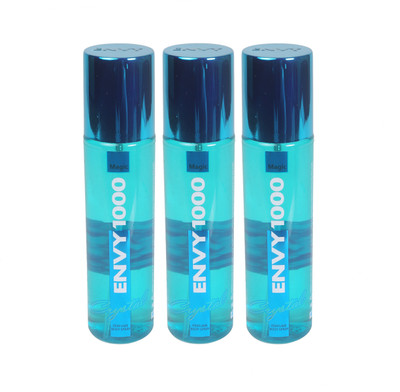 

Envy 1000 magic-3 Perfume Body Spray - For Women(450 ml, Pack of 3)