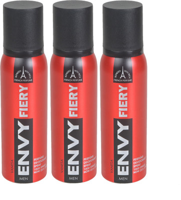 

Envy 1000 fiery-3 Perfume Body Spray - For Men(450 ml, Pack of 3)