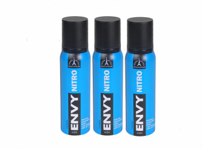 

Envy 1000 nitro-3 Perfume Body Spray - For Men(450 ml, Pack of 3)