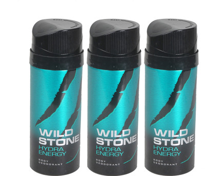 

Wild Stone hydra energy3 Deodorant Spray - For Men(450 ml, Pack of 3)