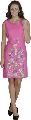 

Svt Ada Collections Women's A-line Pink Dress