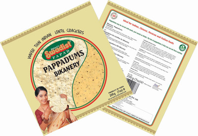 

Swadist Bikaneri Masala Papad 400 g(Pack of 2)