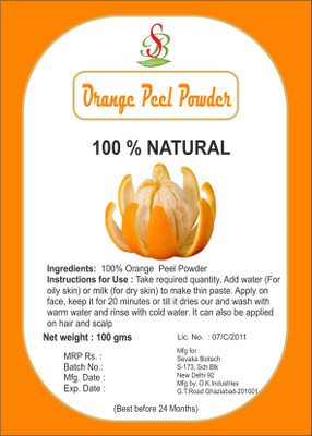 

Sevaka Biotech Orange Peel Powder Hair Color(orange)