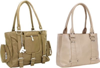 

Lady bar Shoulder Bag(Tan)