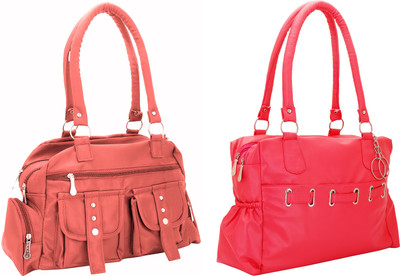 

Lady bar Shoulder Bag(Pink)